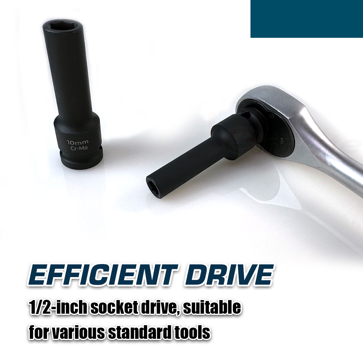 1/2-inch impact socket efficient drive