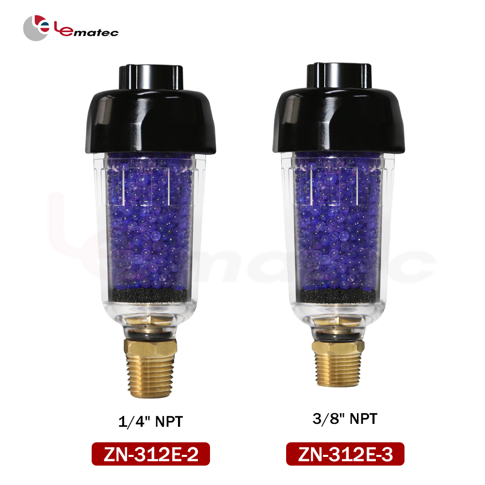 ZN312-E Desiccant Air Dryer 1/4 or 3/8 air desiccant dryer filter